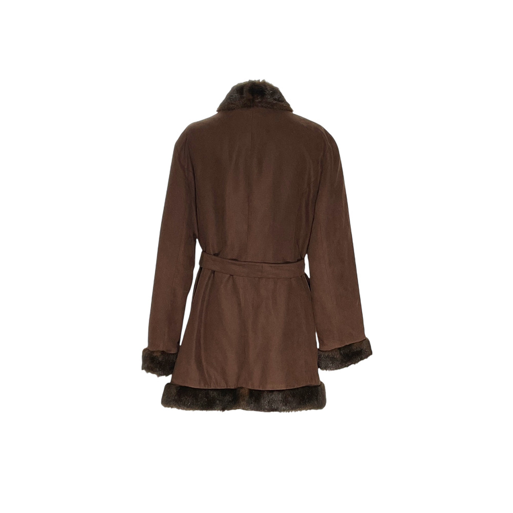 Nine West Womens Brown Basic Jacket Coatigan - image 2